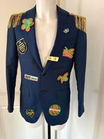 (1) Kruikenstad Colbert/Jas maat S/M met emblemen uniseks, Ophalen of Verzenden, Zo goed als nieuw