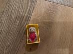 Sylvanian Families Extra Bedje Met Poppetje, Ophalen of Verzenden, Gebruikt, Overige typen