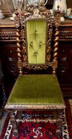 4 Antieke stoelen, Ophalen, Hout, Gebruikt, Bruin