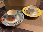 Villeroy & Boch Kinderservies 2x diep bord en 2x beker, Ophalen of Verzenden, Zo goed als nieuw, Bord(en), Overige stijlen