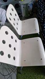 2x Ikea Jules stoelen, Huis en Inrichting, Stoelen, Ophalen, Gebruikt, Wit, Twee