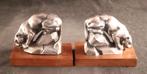 Paar Art Deco boekensteunen, Ophalen of Verzenden