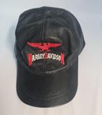 Harley Davidson Leren pet/cap, Motoren, Kleding | Motorkleding, Overige typen, Heren, Harley Davidson. Origineel., Ophalen of Verzenden