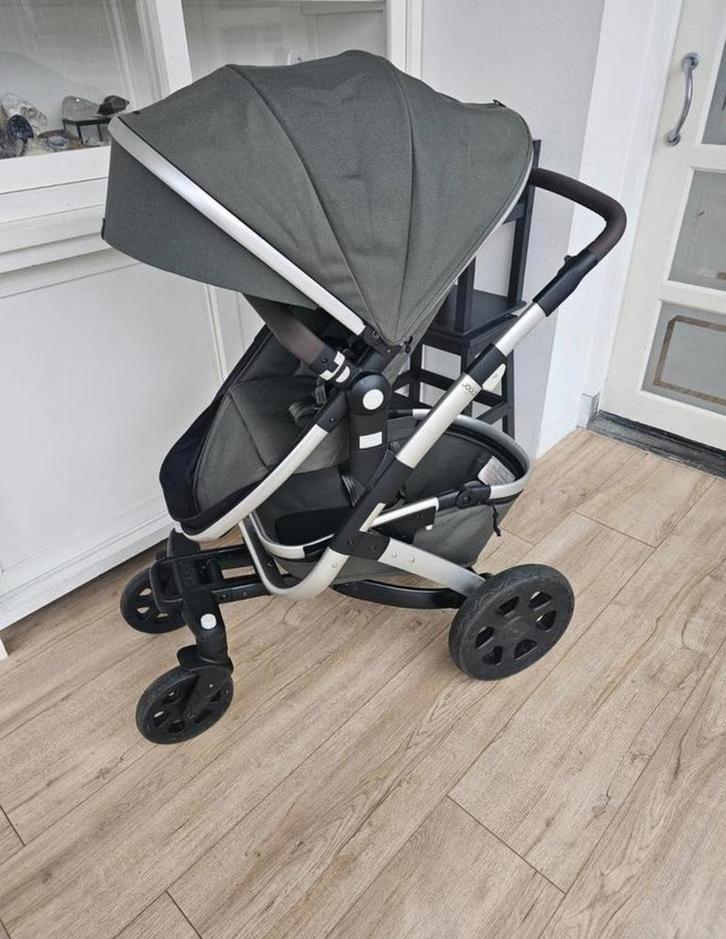 Joolz geo2 kinderwagen groen complete set incl base/maxicosi, Kinderen en Baby's, Kinderwagens en Combinaties, Zo goed als nieuw