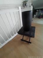 Vaas hoge bloempot., Huis en Inrichting, Zwart, Ophalen of Verzenden, Minder dan 50 cm, Glas