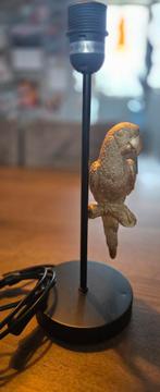 Lamp met Gouden Papegaai, Ophalen, Zo goed als nieuw, Minder dan 100 cm, Metaal