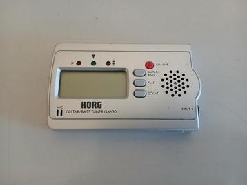 Korg GA-30 gitaar tuner beschikbaar voor biedingen