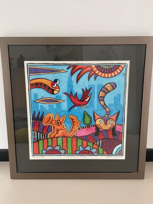 Michiel Molenaar “ My feelings for  NewYork”, Antiek en Kunst, Kunst | Litho's en Zeefdrukken, Ophalen