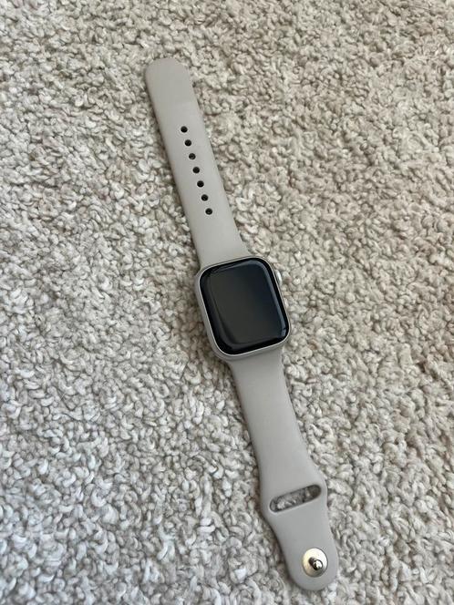 Apple Watch 7 series 41 mm, Sieraden, Tassen en Uiterlijk, Smartwatches, Zo goed als nieuw, iOS, Zwart, Afstand, Calorieverbanding