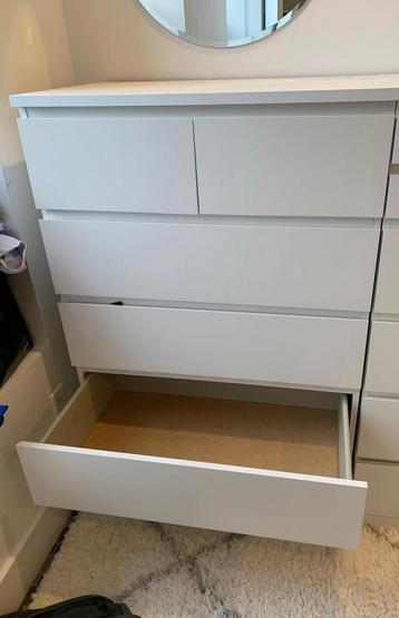 Ikea Malm Ladekast 6 lades Wit beschikbaar voor biedingen