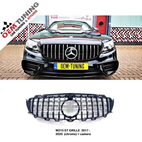 GT R GRILLE | W213 | voor E Klasse | 2017-2020 | chrome |, Auto diversen, Tuning en Styling, Ophalen of Verzenden
