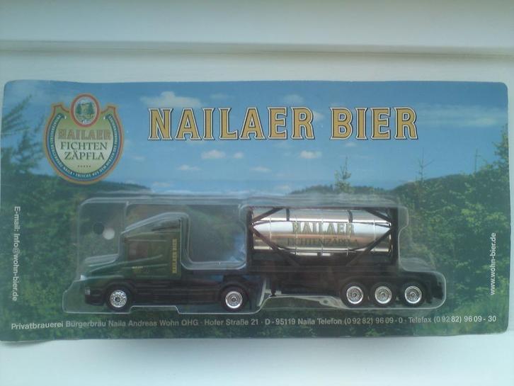 Grell China Scania T Nailaer bier container wagen, Hobby en Vrije tijd, Modelauto's | 1:87, Nieuw, Bus of Vrachtwagen, Overige merken
