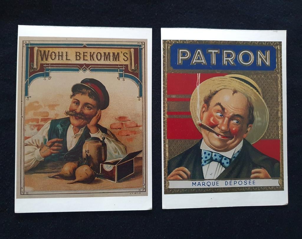 16 ansichtkaarten  sigaren merken  Cigar Labels, Ophalen of Verzenden, Zo goed als nieuw, Overige typen
