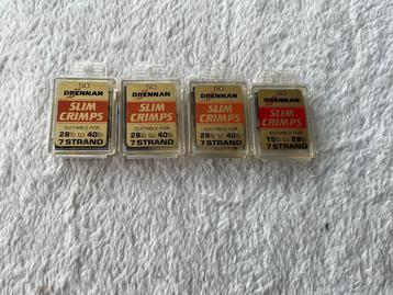 adv 257 / NIEUW mixset 4 blisters SLIM CRIMPS drennan beschikbaar voor biedingen