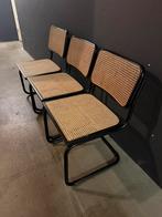 Marcel Breuer webbing stoelen, Huis en Inrichting, Ophalen of Verzenden, Zo goed als nieuw, Zwart