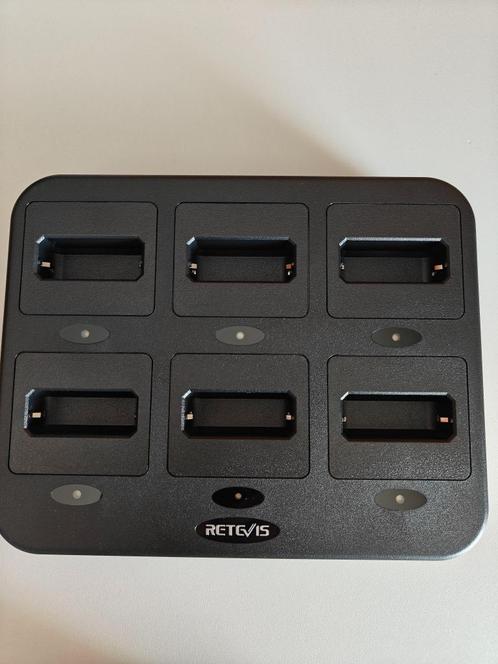 Retevis 6-Voudig lader voor Retevis RT622 portofoon NIEUW, Telecommunicatie, Portofoons en Walkie-talkies, Nieuw, Toebehoren, Ophalen of Verzenden