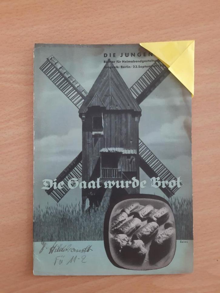 Die Jungenschaft HJ- maandblad WW2, Verzamelen, Militaria | Tweede Wereldoorlog, Landmacht, Boek of Tijdschrift, Duitsland, Verzenden