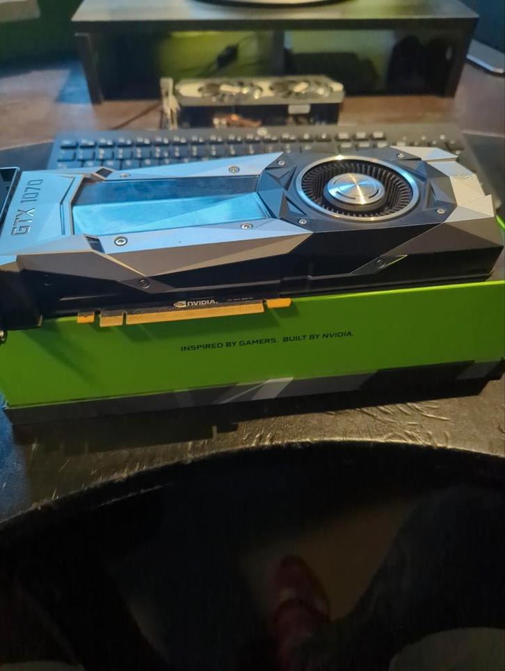 Nvidia GeForce GTX 1070 founders editie, Computers en Software, Videokaarten, Gebruikt, Nvidia, PCI-Express 3.0, GDDR5, HDMI, DisplayPort