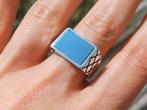 Vanoli 925 zilveren heren ring met hematiet maat 18,75, Daiva1973@hotmail.com, 18 tot 19, Vanoli, Amsterdam