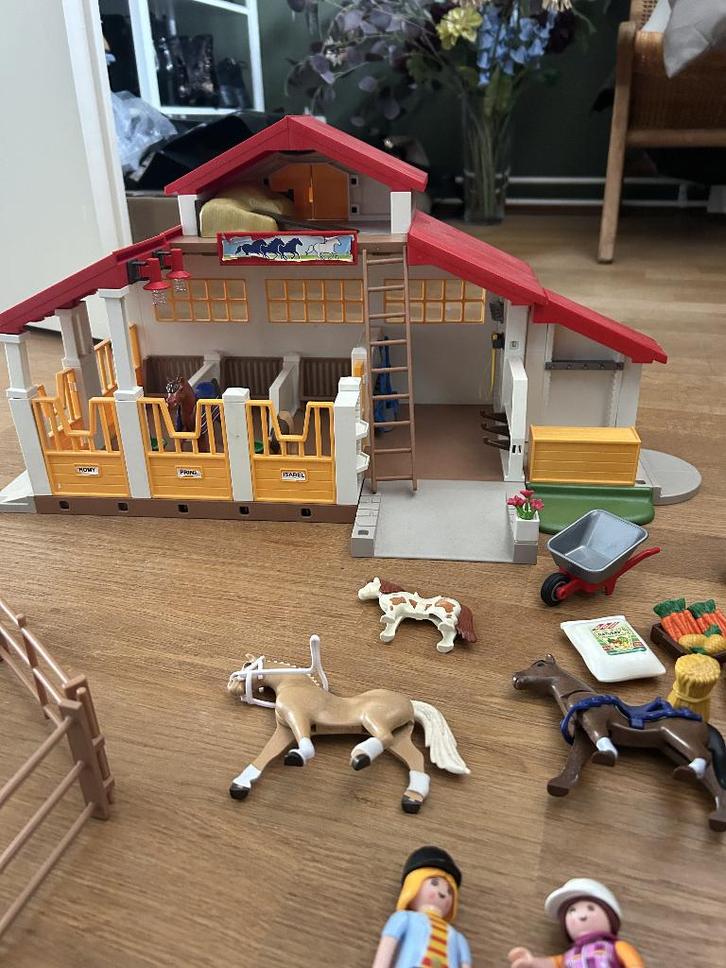 playmobil paardenset, Kinderen en Baby's, Speelgoed | Playmobil, Gebruikt, Los playmobil, Ophalen