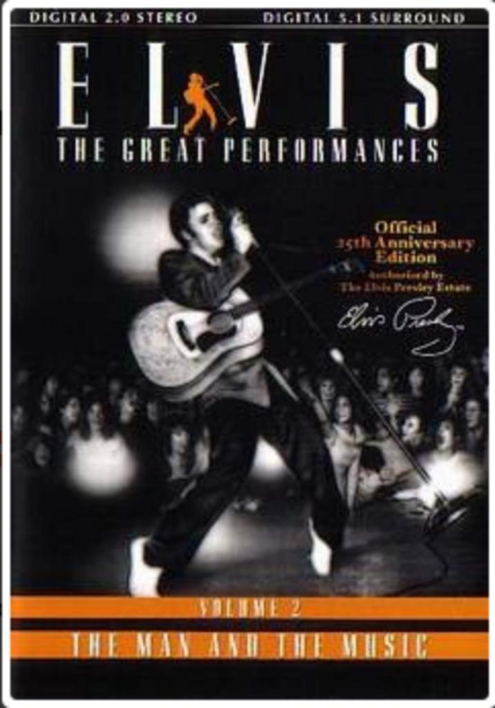DVD Elvis Presley The Great Performances Volume 2, Cd's en Dvd's, Dvd's | Muziek en Concerten, Zo goed als nieuw, Muziek en Concerten