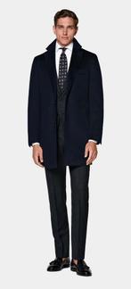 Suitsupply Pure Wool Vicenza overcoat - Size M, 46, Kleding | Heren, Jassen | Winter, Verzenden, Nieuw, Blauw, Suitsupply