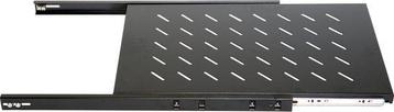 Alfaco 19inch 1U Legbord Verstelbaar Zwart 19-UH69 beschikbaar voor biedingen