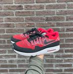 Nike Air Max 1 Ultra Flyknit Black University Red, Kleding | Heren, Schoenen, Ophalen of Verzenden, Nike, Sneakers of Gympen