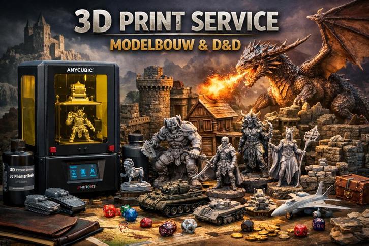 Printservice modelbouw en DND, Hobby en Vrije tijd, Modelbouw | Auto's en Voertuigen, Nieuw, Overige typen, 1:32 tot 1:50, Overige merken