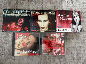 Marilyn Manson Collectie rare 8 cd's + 1 dvd beschikbaar voor biedingen