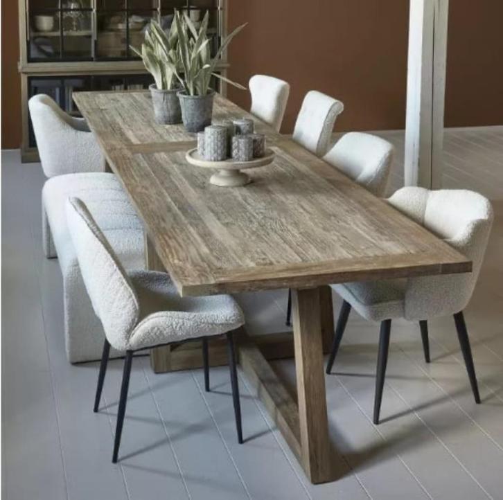 Nieuw - Riviera Maison Bali Eet Tafel Dining Table - 4 meter, Huis en Inrichting, Tafels | Eettafels, Nieuw, 50 tot 100 cm, 200 cm of meer