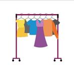 Gratis dames kleding xs/s en kledingrekje en boodschappenkar, Ophalen, Zo goed als nieuw, Maat 34 (XS) of kleiner
