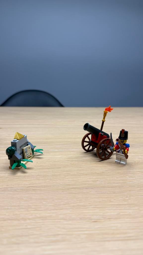LEGO Piraten kanonsgevecht - 6239, Kinderen en Baby's, Speelgoed | Duplo en Lego, Ophalen of Verzenden, Gebruikt