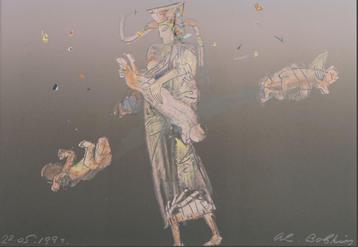 Alexander Bobkin(1952)Gem Techniek"Birth of the Universe"Ges beschikbaar voor biedingen