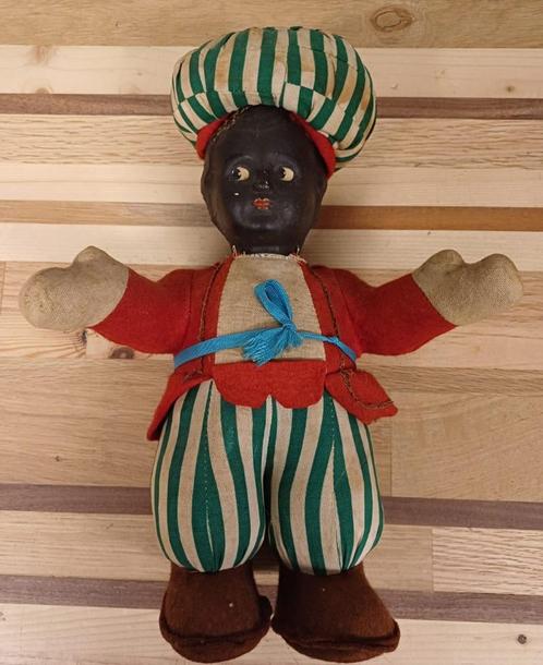 Vintage pop met donkere huidskleur, Verzamelen, Poppen, Pop, Ophalen of Verzenden