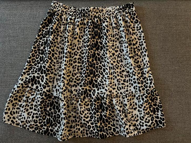 Zgan NA-KD panterprint rok mt 36 = S zomerrok dameskleding, Kleding | Dames, Rokken, Zo goed als nieuw, Maat 36 (S), Bruin, Boven de knie