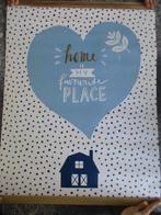 poster in koker - 65 x 50 cm - Home is my favourite place, Huis en Inrichting, Woonaccessoires | Schilderijen, Tekeningen en Foto's