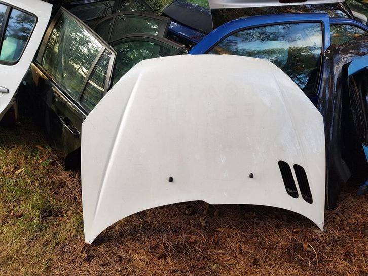 PEUGEOT 206 MOTORKAP WIT BJ 98 TOT 2007, Auto-onderdelen, Carrosserie en Plaatwerk, Motorkap, Gebruikt, Ophalen of Verzenden