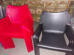 36 kunststof stapelstoelen (500127), Ophalen, Kunststof, Wit, Zo goed als nieuw