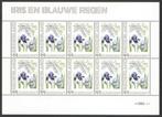 Bloemenpracht op postzegels: Iris en Blauwe Regen, Ophalen of Verzenden, Na 1940, Postfris