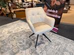 Eetkamerstoel Gasly Beige Velvet €149,- Direct/Leverbaar, Huis en Inrichting, Stoelen, Ophalen, Overige kleuren, Nieuw, Mwonenenslapen