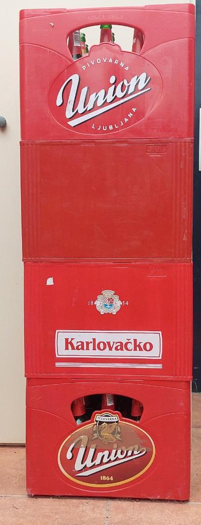 Lege kratten uit Kroatië (Karlovačko- en Union), Verzamelen, Biermerken, Gebruikt, Overige typen, Overige merken, Ophalen