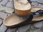 GRATIS VERZENDEN NIEUWE ZWARTE GIZEH BIRKENSTOCKS MT 42, Slippers, Verzenden, Zwart, Nieuw