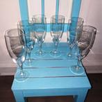 Crodino aperitief glazen set van 6, Huis en Inrichting, Glas, Overige stijlen, Glas of Glazen, Gebruikt