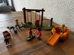 Playmobil Speeltuin – Met Schommel, Glijbaan, Bolderkar, Ophalen, Zo goed als nieuw, Complete set