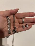 Buddha to buddha set, Sieraden, Tassen en Uiterlijk, Ophalen of Verzenden, Zo goed als nieuw, Zilver, Zilver
