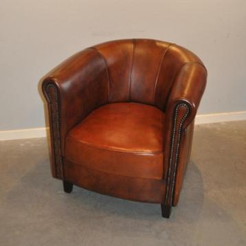Nieuwe schapenleren fauteuil Neeltje beschikbaar voor biedingen