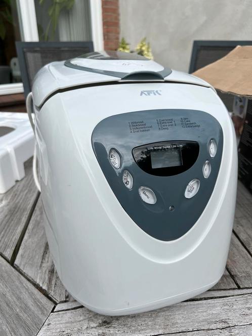 AFK BM-2N Broodbakmachine, Witgoed en Apparatuur, Broodbakmachines, Zo goed als nieuw, Met timer, 800 tot 1200 gram deeg, Kijkvenster