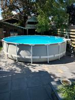 Intex zwembad 5.50 doorsnee, Tuin en Terras, Gebruikt, Rond, 300 cm of meer, Ophalen