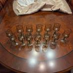 Vintage Rookglas Wijnglazen Set - Luminarc Stijl, Ophalen, Glas of Glazen, Gebruikt, Glas